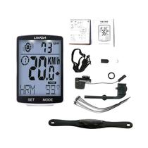 LIXADA 3 Em 1 Computador De Bicicleta Sem Fio Tela LCD Sensor De Frequência Cardíaca Velocímetro
