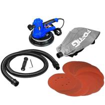 Lixadeira Curta de Parede 225mm 1100W 220v Luz LED 10 Lixas