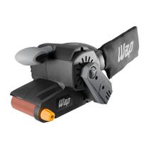 Lixadeira De Cinta Wap Wf Lc01 Com Empunhadura Auxiliar Cor Cinza