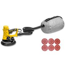 Lixadeira de parede com luz led 180 mm 850 watts (220V)