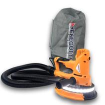 Lixadeira de Parede Menegotti MLP710 710W 127V / 220V Com Led e Aspirador de Pó Saco Coletor Para Massa Corrida Profissional