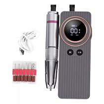 Lixadeira de Unha Elétrica Digital 35000rpm 50W Profissional