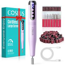 Lixadeira de unhas sem fio COSLUS C50 com 12 velocidades e display LED Lixadeira de unhas sem fio COSLUS C50 com 12 velocidades e display LED