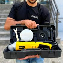 Lixadeira e Politriz 5 da Stanley com maleta, pad e até 3000 RPM Lixadeira e Politriz 5 da Stanley com maleta, pad e até 3000 RPM