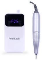 Lixadeira Elétrica de Unhas 30.000 RPM Real Love LCD Bivolt Lixadeira Elétrica de Unhas 30.000 RPM Real Love LCD Bivolt