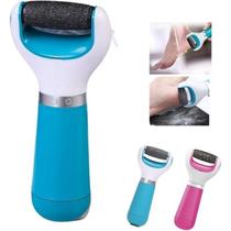 Lixadeira Elétrica Lixa para Pés Esfoliante Remover Calos Rachaduras Pé Calcanhar Esfoliador Pedicure Portátl á Pilhas Aparelho Esfoliador Indolor