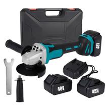 Lixadeira Esmeriladeira Angular Portátil 48v 2 Baterias Lixadeira Esmeriladeira Angular Portátil 48v 2 Baterias