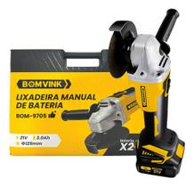 Lixadeira Esmerilhadeira Angular 21v 8000rpm 1,2nm 2 Posiçõe Lixadeira Esmerilhadeira Angular 21v 8000rpm 1,2nm 2 Posiçõe