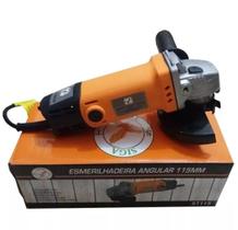 Lixadeira Esmerilhadeira Angular 600W 11000Rpm 115Mm 110200V Lixadeira Esmerilhadeira Angular 600W 11000Rpm 115Mm 110200V