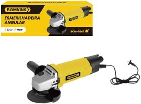 Lixadeira Esmerilhadeira Angular Potencia 710W Com chave de aperto Protetor e Manopla 220v