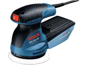 Lixadeira Excêntrica Disco Elétrica Bosch - Profissional 250W GEX 125-1 AE