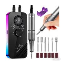 Lixadeira Motor De Unha Nail Drill Elétrica Portátil SG705