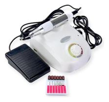 Lixadeira Motor Elétrica Unha Profissional Pedal Nail Polish Multifuncional