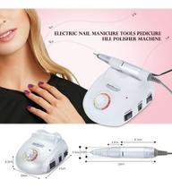 Lixadeira Motor Unha Naildrill Pedal 30.000 Bivolt Telefone