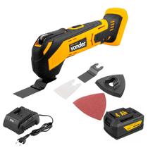 Lixadeira Multifunção Oscilante Vonder Com Bateria 4Ah e Carregador + Acessórios Lixadeira Multifunção Oscilante Vonder Com Bateria 4Ah e Carregador + Acessórios