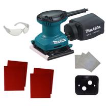 Lixadeira orbital 1/4 Lixa Makita BO4557 180w + Acessórios