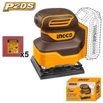 Lixadeira Orbital 110x100mm à Bateria 20V Linha P20S INGCO