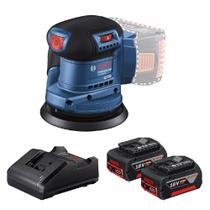 Lixadeira Orbital 18v Sem Fio Com Carregador e 2 Baterias (GEX 185-Li) - Bosch Lixadeira Orbital 18v Sem Fio Com Carregador e 2 Baterias (GEX 185-Li) - Bosch