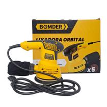 Lixadeira Orbital Bomder 110V Acompanha 5 lixas