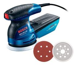 Lixadeira Orbital Bosch Gex 125 1 Ae 250w 220v Disco De Lixa