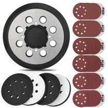 Lixadeira orbital Gnellkoor 5" de metal de 8 furos com 36 discos Lixadeira orbital Gnellkoor 5" de metal de 8 furos com 36 discos