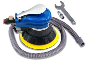 Lixadeira Pneumática Orbital Com Aspirador Pó Base Lixa 6"