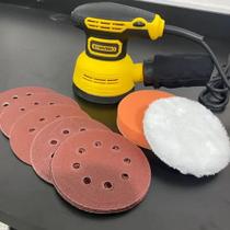 Lixadeira Politriz Orbital Elétrica 220v Paredes Carros 300w Com 6 velocidades