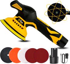 Lixadeira Politriz Roto Orbital A Bateria Sem Fio 5000 Rpm 145 Mm Com Acessórios The Black Tools