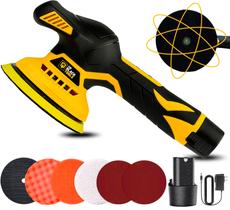 Lixadeira Politriz Roto Orbital A Bateria Sem Fio 5000 Rpm 145 Mm Com Acessórios The Black Tools