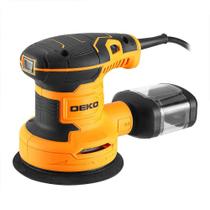 Lixadeira Roto Orbital 5 Polegadas Potência 320W 220V 14000rpm com Conjunto de 16 Lixas Deko