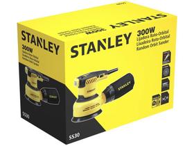 Lixadeira Roto Orbital de Disco Elétrica Stanley - 5” 300W SS30 Lixadeira Roto Orbital de Disco Elétrica Stanley - 5” 300W SS30
