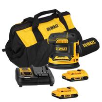 Lixadeira Roto Orbital Dewalt Dcw210 + 2Baterias + Carregador + Bolsa Lixadeira Roto Orbital Dewalt Dcw210 + 2Baterias + Carregador + Bolsa