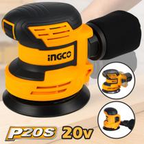 Lixadeira Roto-Orbital Profissional Ingco 5" Sem Fio 20V