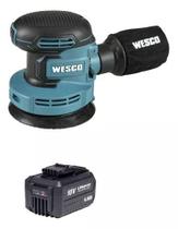 Lixadeira Roto Orbital Wesco Ws2302 +1 Bateria 4ah 18v Sem Carregador