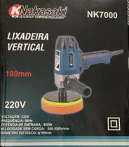 Lixadeira Vertical 7 Polegada 180mm 550w Nk7000 Lixadeira Vertical 7 Polegada 180mm 550w Nk7000