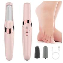 Lixador de Pé Elétrico Lixa Eliminadora de Calo Portátil USB Raspador de Pés spa 2 Potências Recarregável 110V/220V
