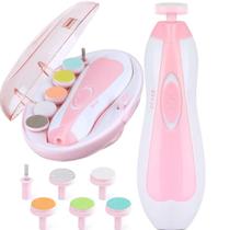 Lixador Infantil Elétrico Estilo Cor de Laranja com 6 Refis