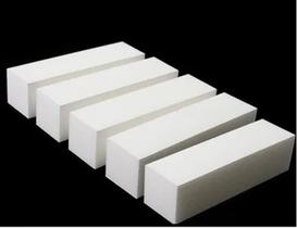 Lixas de bloco branca Pacote c/ 10 unidades.