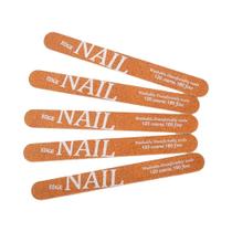 Lixas De Unha De Madeira Marrom 120 180 Grit Laváveis Ferramentas Profissionais De Manicure Para