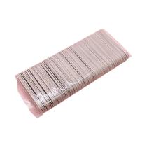 Lixas De Unha Descartáveis Cinzas 100un. Mini Lixas De Madeira Dupla Face Portáteis Para Manicure