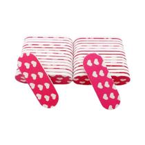 Lixas De Unha Mini Coloridas 50 Peças, Bloco De Lixa Dupla Face Para Polimento De Gel E Espuma,