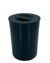 Lixeira 10 Litros Premium Preto Vulcano Metasul