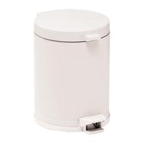 Lixeira 10,5L Metal C/Pedal Branco Viel