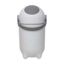 Lixeira 10L Mágica Antiodor Buba Branca Quarto Bebê Fraldas