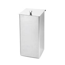 Lixeira 13x13x29cm pol c/tampa e puxador agha saco 10l 4314 Lixeira 13x13x29cm pol c/tampa e puxador agha saco 10l 4314