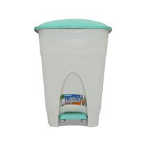 Lixeira 17 Litros Com Pedal Tampa Verde