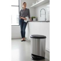 Lixeira 20L Inox Pedal Higiene e Praticidade