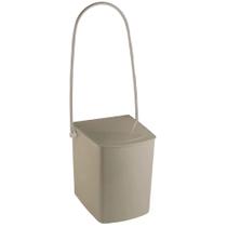 Lixeira 24x25,5x62,5cm Alça Longa Champagne - 1147 - CRIS-METAL