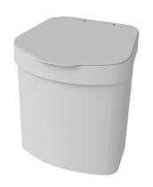 Lixeira 2,5 litros Branca multiuso banheiro cozinha future - Future Utilidades