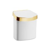 Lixeira 2,5 Litros Cesto Bancada Pia Cozinha Branco C/ Tampa Lixeira 2,5 Litros Cesto Bancada Pia Cozinha Branco C/ Tampa